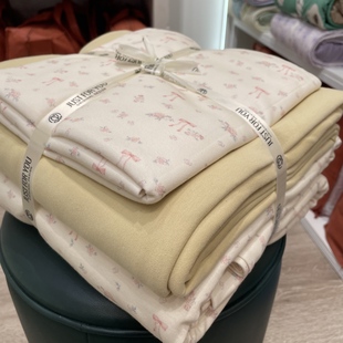 云朵偷喝了谁的酒┃秋冬加厚针织棉四件套 高克重全棉天竺棉床品