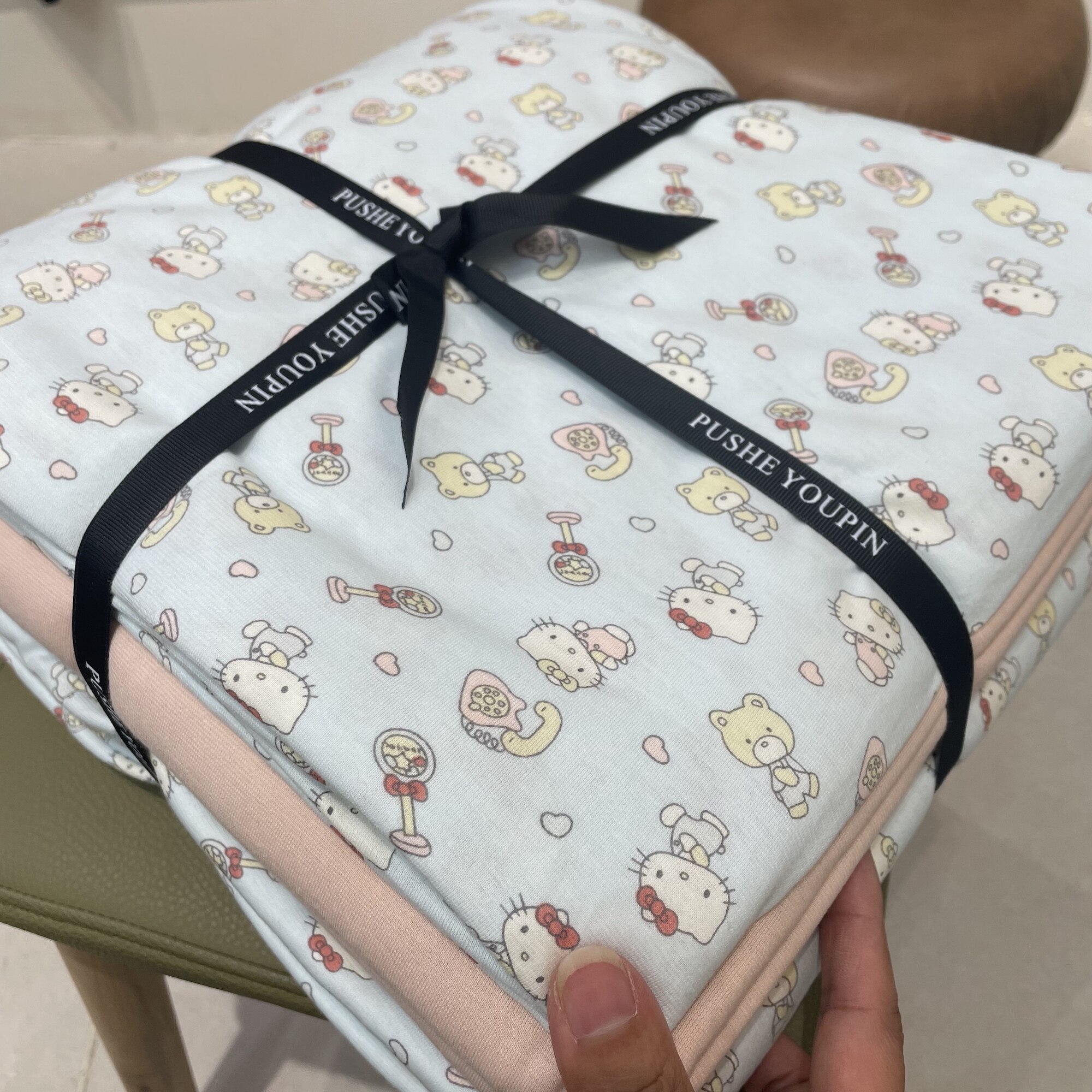 实体款┃婴儿内衣料全棉针织棉四件套 A类天竺棉儿童卡通春夏床品