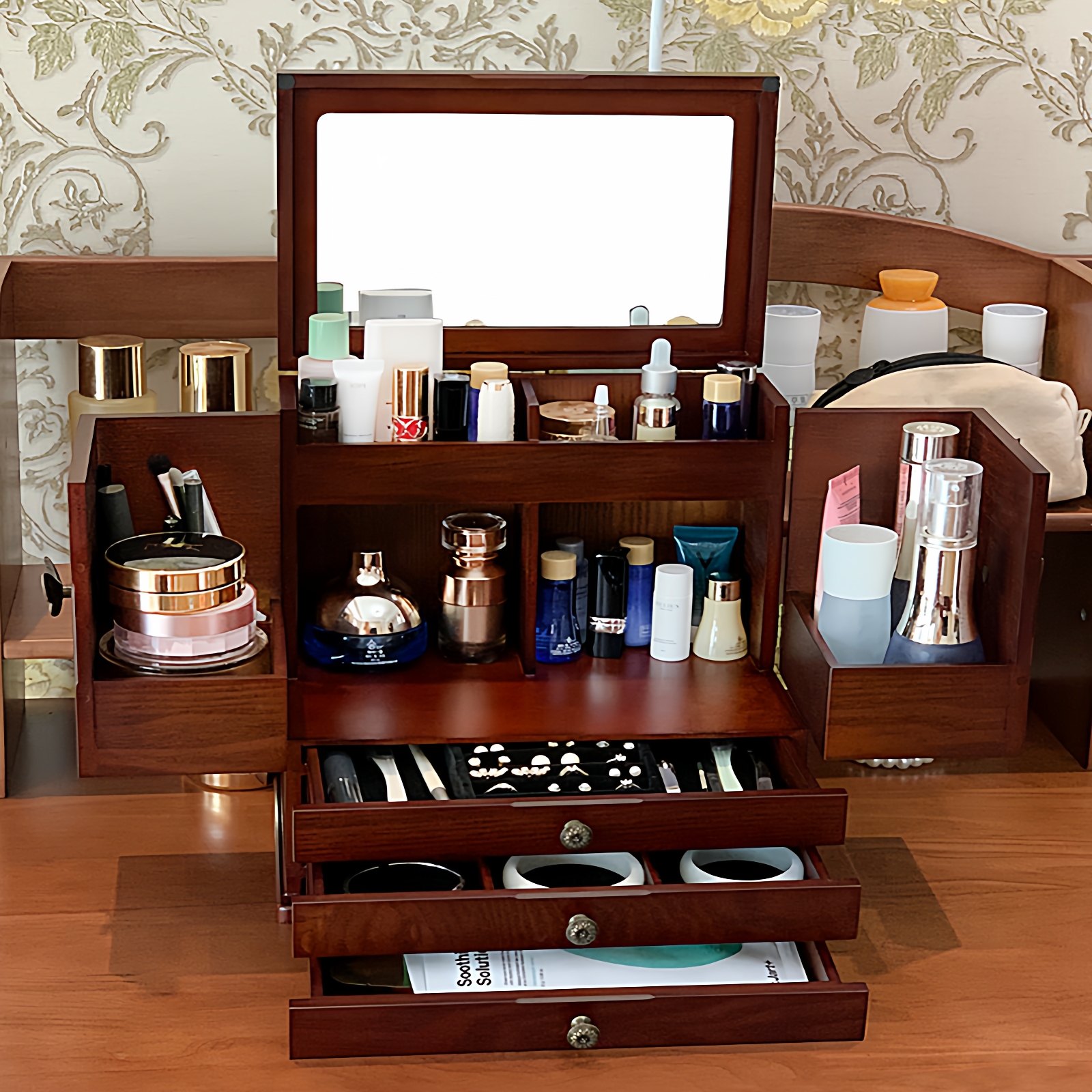 大容量化妆品首饰收纳饰品盒