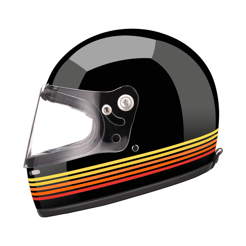 AMZ摩托车头盔哈雷机车时尚安全帽3C认证冬季保暖玻璃钢复古全盔