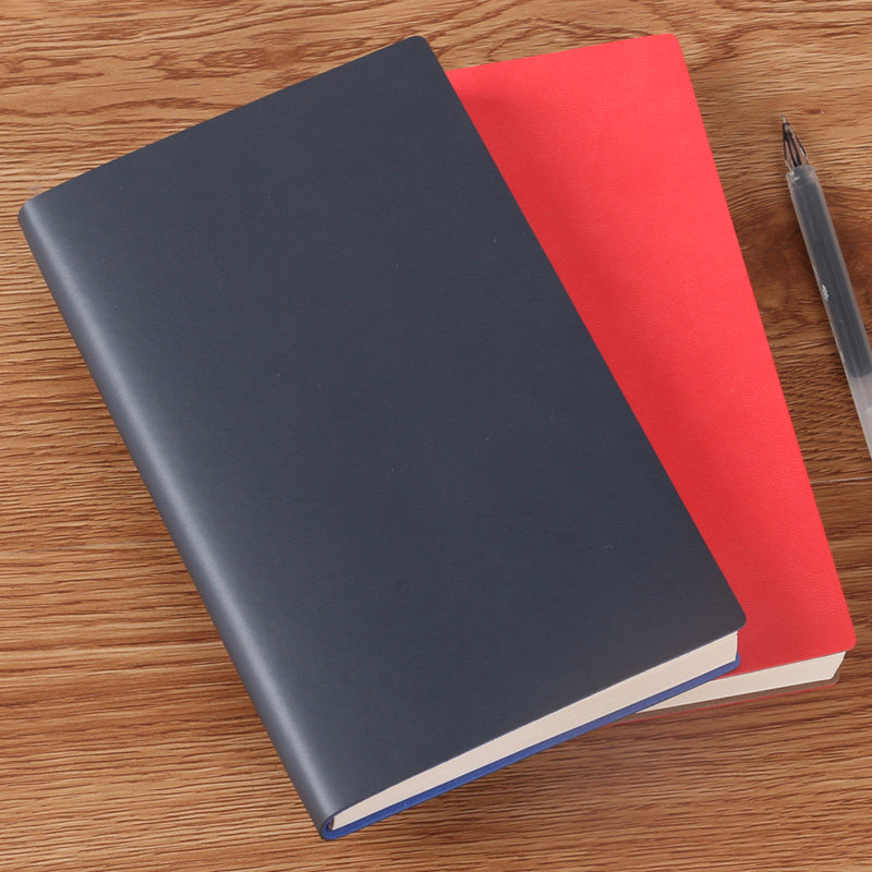 a6简约软皮笔记本小巧加厚记录可随身便携笔记本记事本学生文具日记本