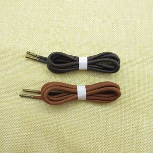 绳带子铜头鞋 带圆形男女休闲马丁战靴子黑白棕色打蜡鞋 带 鞋 皮鞋