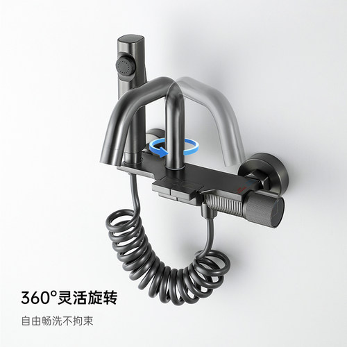 浴术师拖把池全铜冷热水龙头