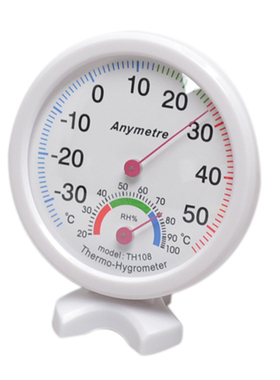 美德时气象计TH108 指针式温湿度计婴儿房温湿度计家用气象计