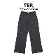 黑棉羽康龙宽松直筒牛仔裤 TBR 五连扣原牛 14oz