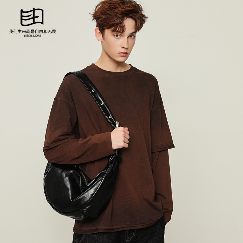 小众原创斜挎包软皮可颂牛角包