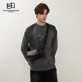 是自由啊 2026新款 男包复古小众设计斜挎包高级感单肩包通勤包潮