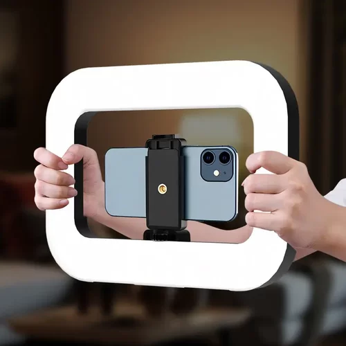 兔笼充电款手机补光灯户外拍摄视频打光灯美食探店主播美颜灯