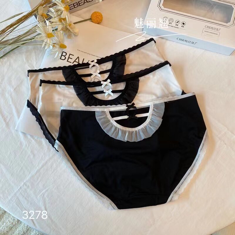 萝莉日系甜美蕾丝内裤女网纱
