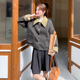 【现货】新款双面羊毛拼色外套102-921-P210-K308，女装毛呢外套，浙宝102（原188）