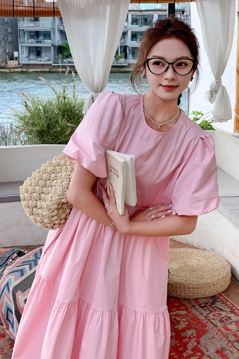 【现货】粉色夏季连衣裙102-619-P125-K178,女装连衣裙,浙宝102（原188）