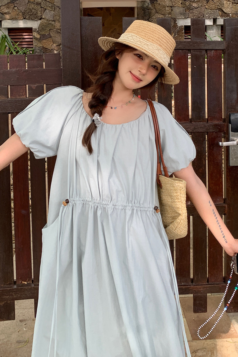 【现货】蓝色连衣裙102-612-P125-K178,女装连衣裙,浙宝102（原188）
