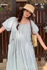 【现货】蓝色连衣裙102-612-P125-K178图片