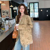 【现货】卡其色提花西装外套ZB102-802-P165-K228，女装西装，浙宝102（原188）