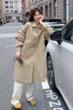 【现货】卡其色风衣102-801-P165-K228，女装风衣，浙宝102（原188）