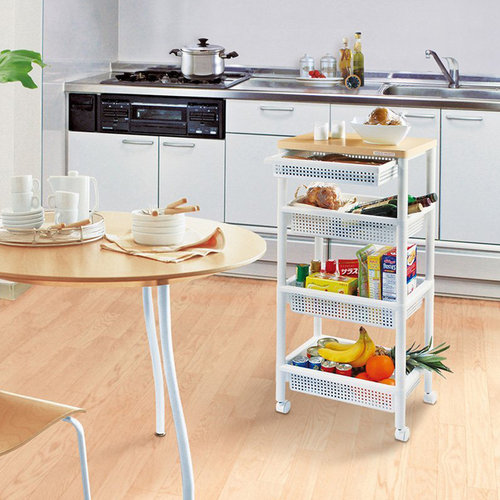 Fudogiken收纳推车日本进口抽屉