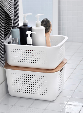 利快收纳箱SmartStore瑞典进口收纳整理筐储物篮储物筐透气孔带盖