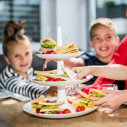 Koziol德国进口三层折叠拆卸糕点架欧式蛋糕架创意圆形果盘置物架