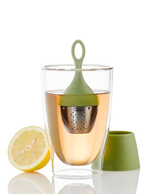 利快茶滤Adhoc德国茶漏茶叶过滤器茶隔创意可漂浮泡茶器茶漏 茶网