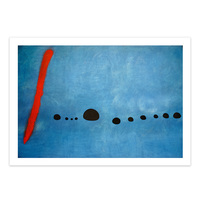 Blue II 胡安米羅Joan Miro經(jīng)典名畫當(dāng)代藝術(shù)裝飾畫