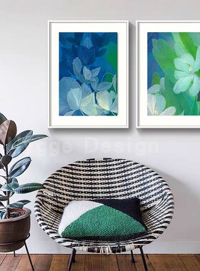 闻到野姜花 小众艺术客厅餐厅卧室背景墙高端装饰现代简约挂画