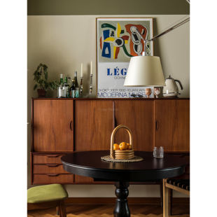 法式 饰画怀旧海报中古风餐厅玄关轻奢创意极简挂画 覆古艺术客厅装