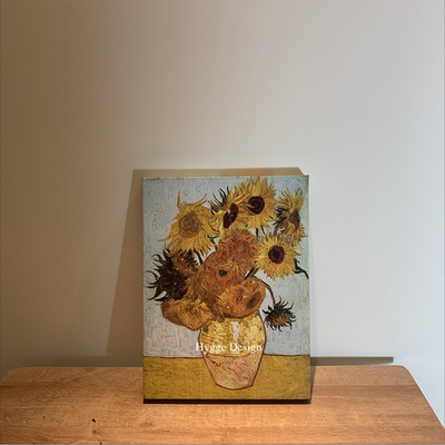 梵高小众风搁板拍摄道具装饰画