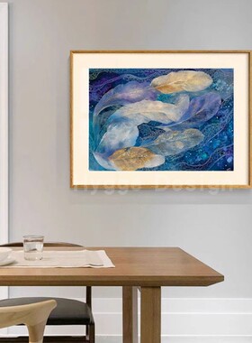 阳光入室现代简约风抽象客厅装饰画餐厅卧室挂画高级感玄关艺术画