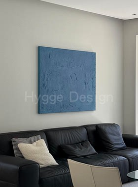 【蓝色狂想曲】现代简约风挂画客厅装饰画餐厅餐边柜挂画玄关壁画