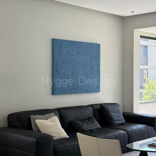 【蓝色狂想曲】现代简约风挂画客厅装饰画餐厅餐边柜挂画玄关壁画