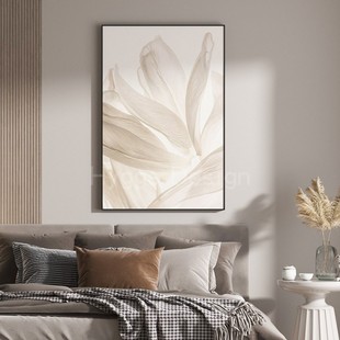 现代简约美式 饰画植物玄关轻奢挂画 轻奢牡丹花卉客厅卧室背景墙装