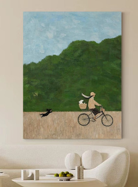 多款高清喷绘画《山间》客厅背景墙高级感挂画玄关装饰画抽象壁画