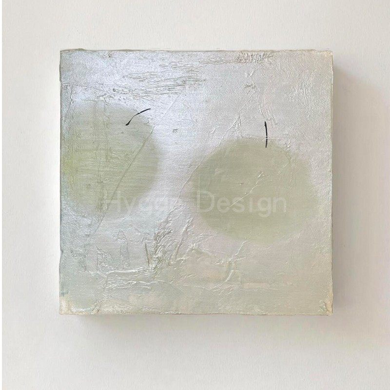 《两个青苹果》侘寂风客厅装饰画小众艺术抽象肌理感壁画玄关挂画,家居饰品,现代装饰画,淘宝优惠券,粉丝福利购,淘宝优惠卷