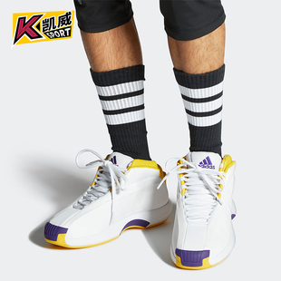 专业篮球鞋 Adidas GY8947 复刻版 1中帮男士 阿迪达斯正品 CRAZY