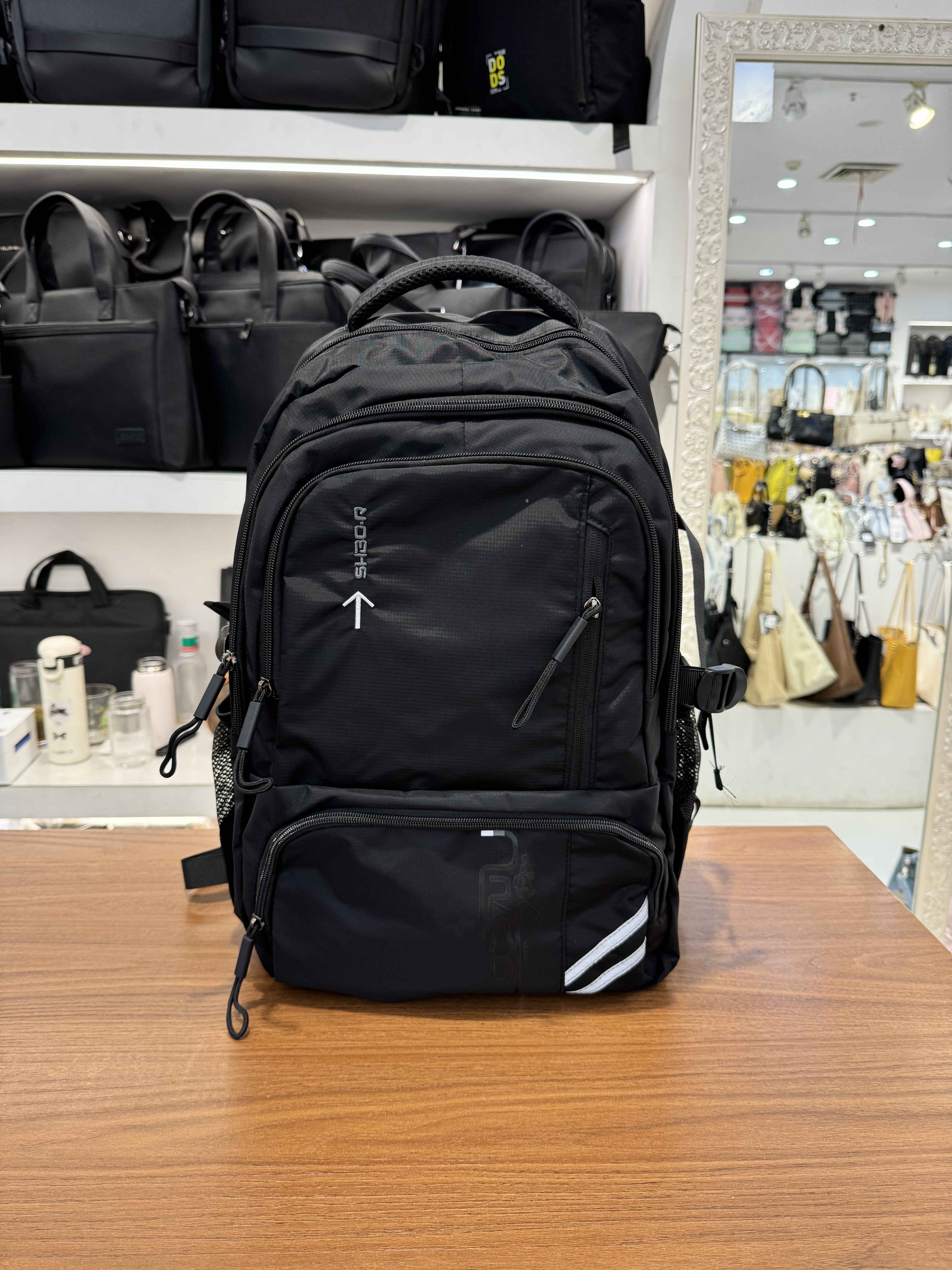 帅波9287新款大容量双肩包初中高中学生书包超轻材质背包旅行包