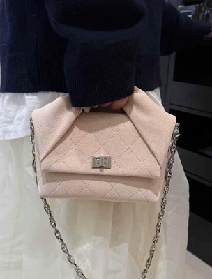 小d家85005新款女包时尚百搭休闲手提包单肩斜挎包链条包