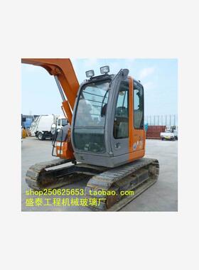 日立ZX75US-3-a-5A挖掘机玻璃 钢化玻璃门窗左右前后上下挡风玻璃