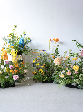 莫奈花园仿真花定制成品假花花艺