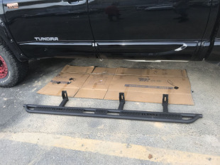 适用07 侧护杠 21年坦途TUNDRA脚踏板1794大梁固定侧踏板竞技款