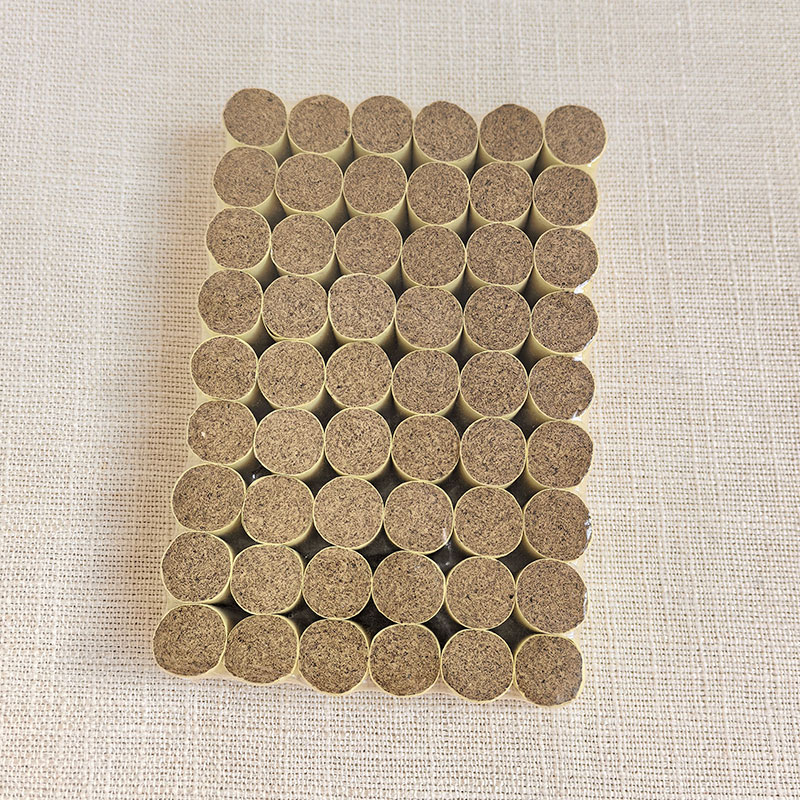 野生艾柱1.8CM宽石磨艾柱明火悬灸三年陈艾条短艾灸柱温经络艾条