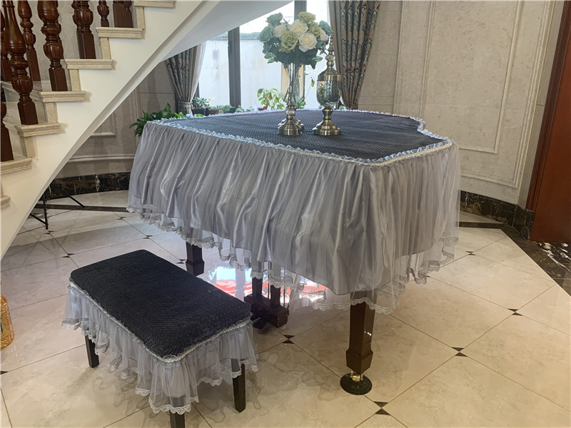 遮陽雙層加厚浪漫三角鋼琴防塵罩