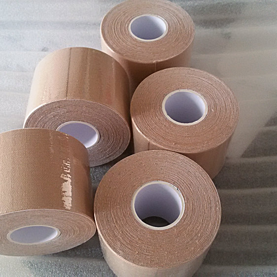 纯棉胶带肌内效贴 拉伤筋肌肉绷带护手腿 运动胶带弹性肌贴微暇疵