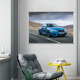 宝马M2汽车高清海报壁纸墙贴背胶自粘宿舍卧室卷轴挂画装 饰可定制