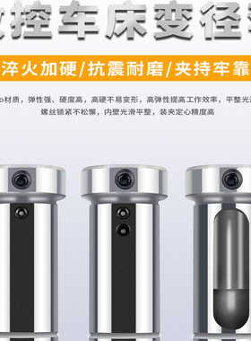 数控刀套变径套D20D25D32D40D50减径套刀座转换套车刀杆套U钻导套