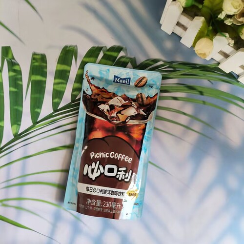 Maeil每日必口利韩国进口美式咖啡饮料即饮袋装美式黑咖啡230ml