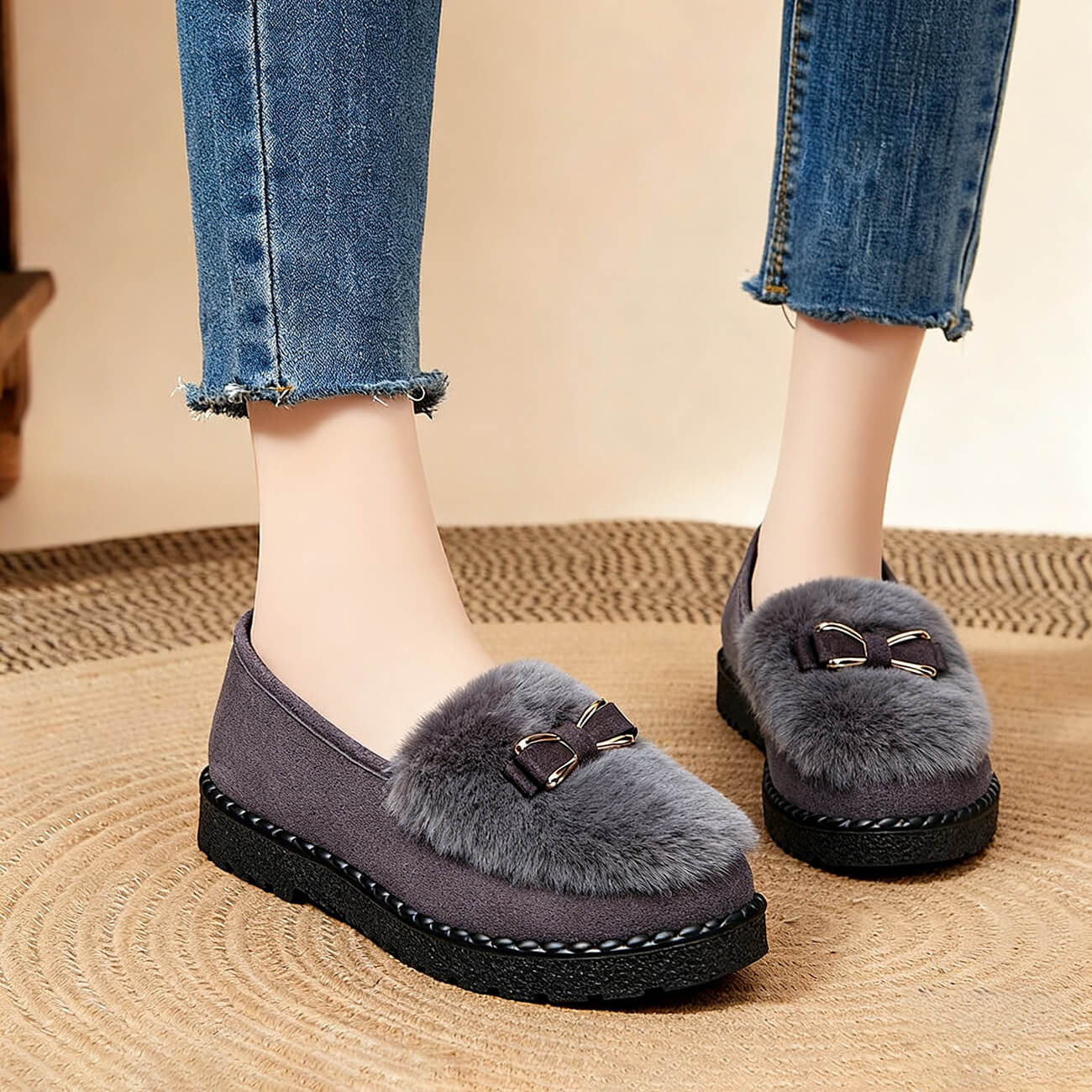 冬季韩式弹性软底加绒加厚棉鞋