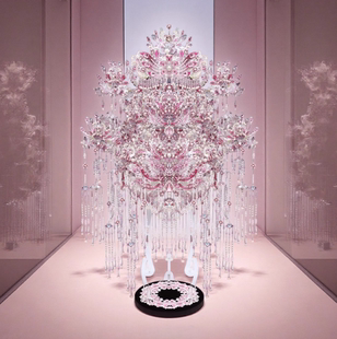 拼酷粉黛二十二凤冠金属拼图拼装模型送闺蜜结婚拼酷礼物摆件