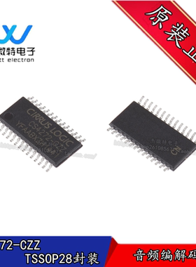 CS4272-CZZ CS4272 音频编解码器 贴片TSSOP-28 全新原装
