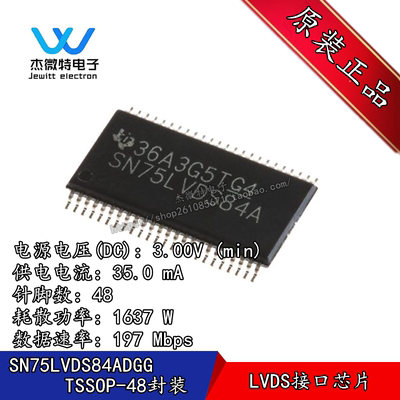 SN75LVDS84ADGG 丝印SN74LVDS84A  贴片TSSOP48封装 LVDS发送器