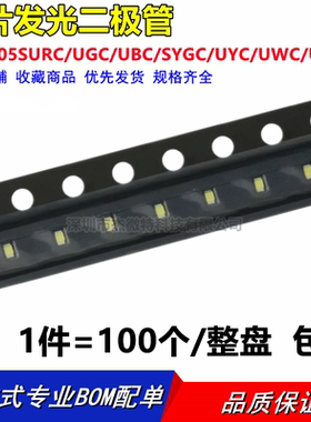 贴片发光二极管 0402LED XL-1005SURC/UGC/UBC/SYGC/UYC/UWC/UOC